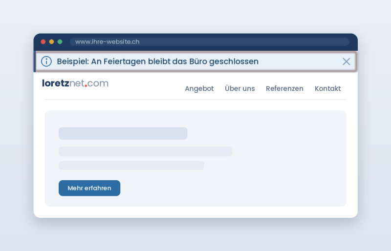 Die Info-Leiste, die mitdenkt
